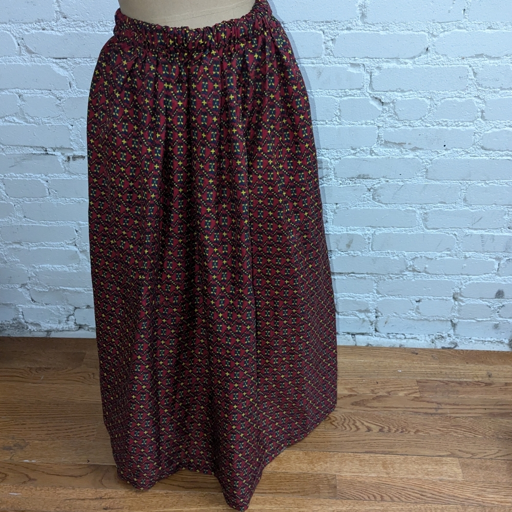 African Print Maxi Skirt